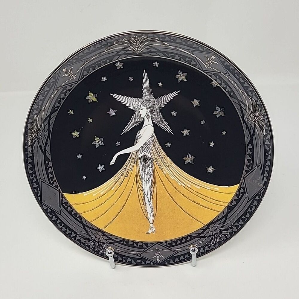 Royal Doulton House of Erte "New York New York" Limited Edition Art Deco Plate